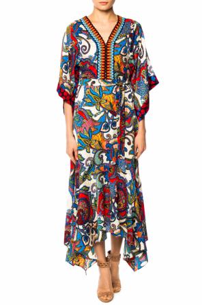 Patterned v-neck dress, zdjęcie 2 Patterned v-neck dress od Etro